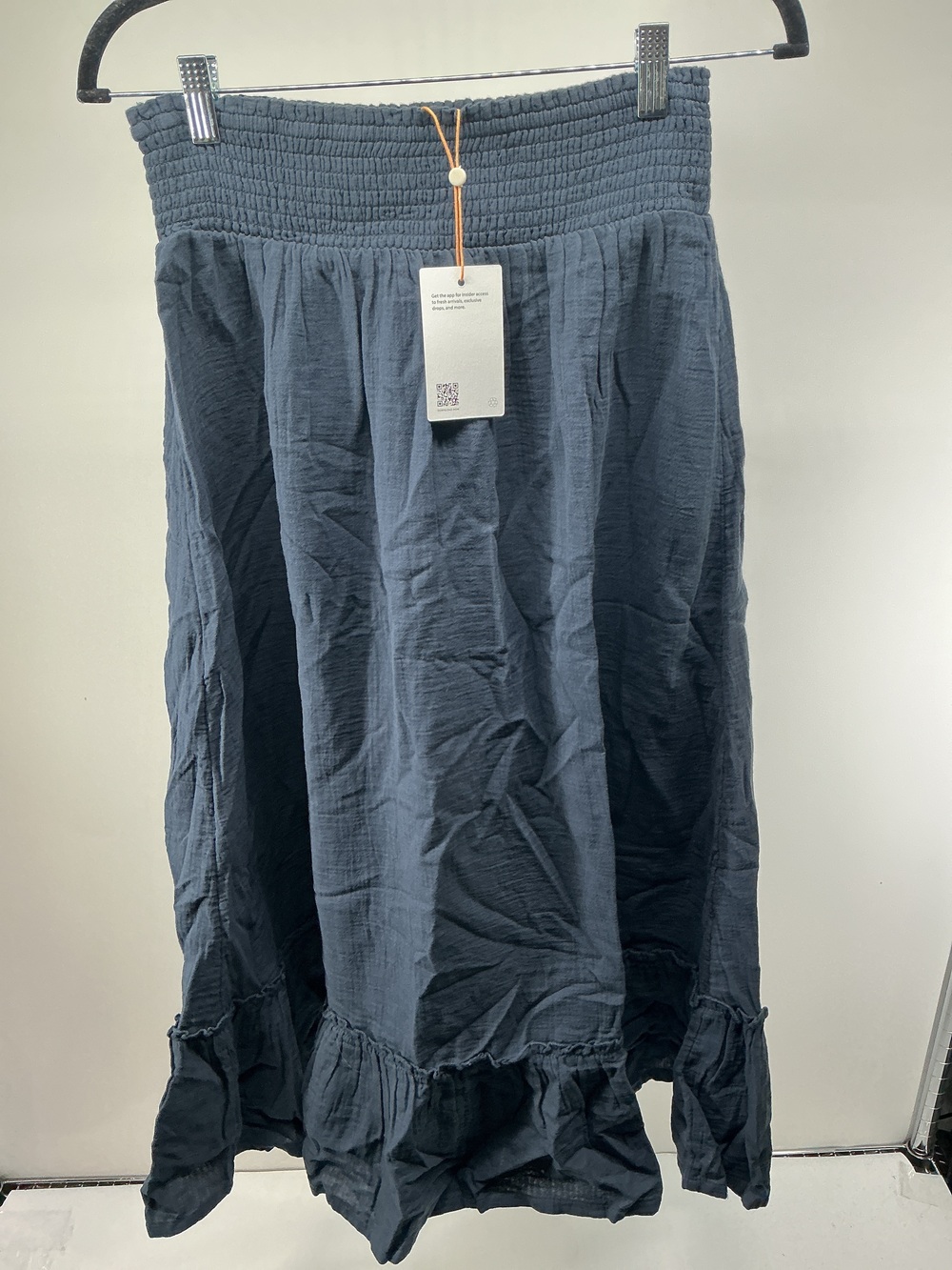 100% Organic Cotton Gauze Smocked Maxi Skirt